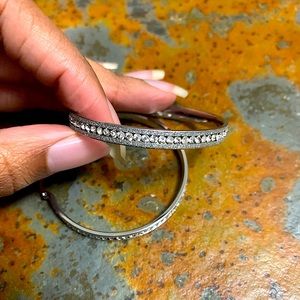 Sparkly 2 inch hoop earrings✨